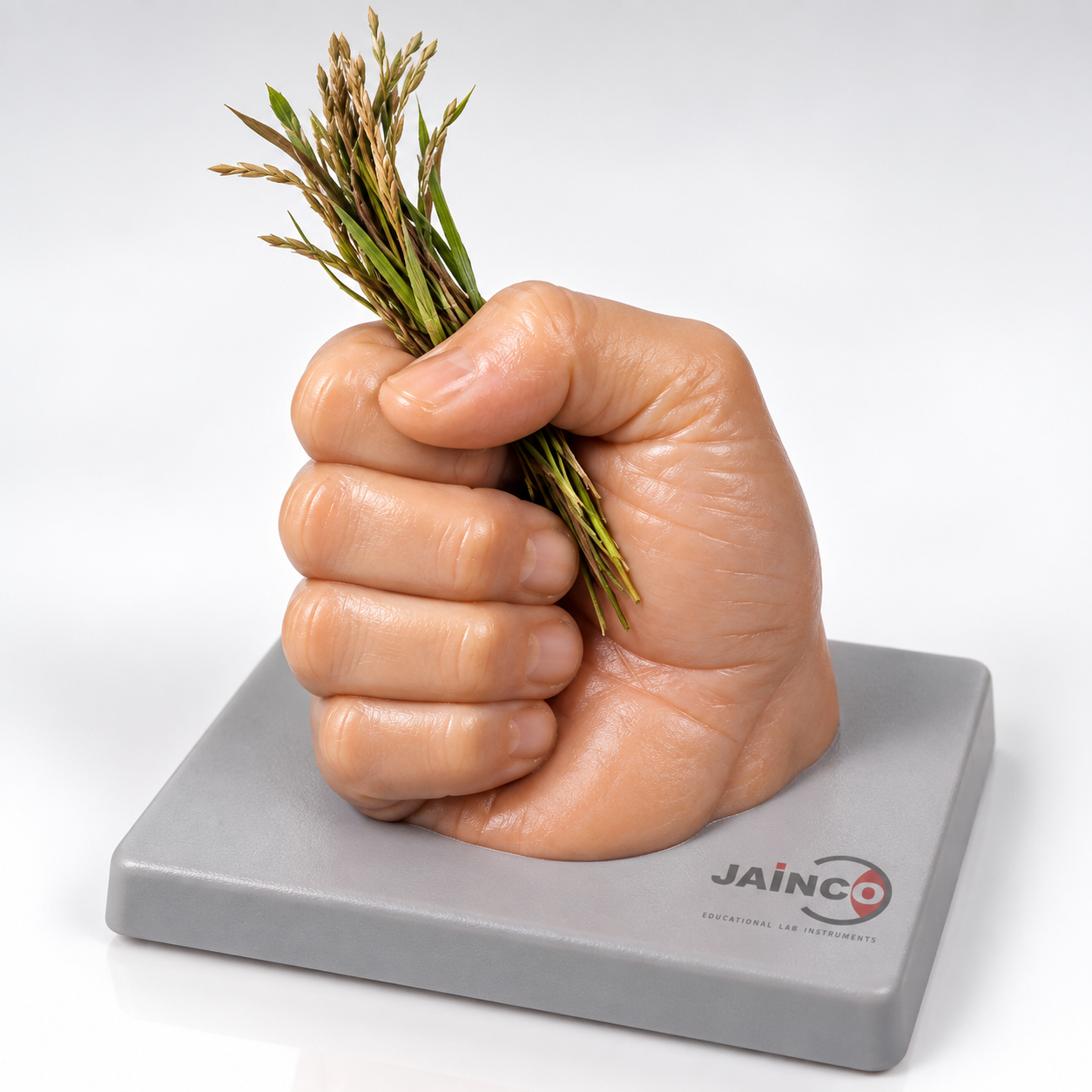 Grass Firmly Grasped in Hand Model